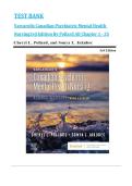 TEST BANK Varcarolis Canadian Psychiatric Mental Health Nursing 3rd Edition By Pollard All Chapters 1&ndash;35 Complete Practice Questions with Answers