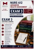 Maryville NURS 612 Exam 3 &vert; Advanced Health Assessment &lpar;2026&sol;2027&rpar; Q&A &vert; A&plus; Guarantee