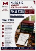 Maryville NURS 612 Exams 1&ndash;4 &plus; Final Bundle &vert; Advanced Health Assessment &vert; 2026&sol;2027