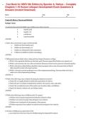 Test Bank for HDEV 6th Edition by Spencer A&period; Rathus &vert; Complete Chapters 1&ndash;19 &vert; Human Lifespan Development Exam Questions & Answers &lpar;Instant Download&rpar;