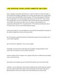 LAW 3220 FINAL EXAM &vert;&vert; WITH COMPLETE SOLUTION&period;