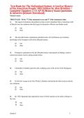 Test Bank for The Unfinished Nation&colon; A Concise History of the American People 10th Edition by Alan Brinkley &vert; Complete Chapters 1&ndash;31 &vert; AP US History Exam Questions & Answers &lpar;Instant Download&rpar;