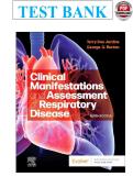 Test Bank for Clinical Manifestations and Assessment of Respiratory Disease&comma; 9th Edition &lpar;Des Jardins&comma; 2026&rpar;&comma; Chapter 1-45 &vert; All Chapters&vert;Complete Practice Questions with Answers