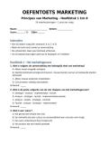 Oefentoets Marketing &vert; Principes H1-8 &vert; InHolland &vert; 2026&sol;27
