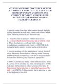 ATI RN Leadership Proctored Exam 2027 &vert; Forms A&comma; B & C Study Guide
