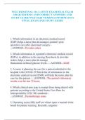 WGU D220 Final OA 2027 &vert; Nursing Informatics Study Guide & Practice Questions