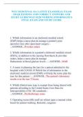 WGU D220 Nursing Informatics Final OA Practice Questions & Study Guide 2026&sol;2027