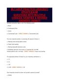 MLT ASCP PRACTICE TEST QUESTIONS&NewLine;BOARD PRACTICE GRADE A&plus;&NewLine;COMPLETE EXAM QUESTIONS AND&NewLine;100&percnt; VERIFIED ANSWERS &lpar;2026&sol;2027&rpar;&NewLine;PASS GUARANTEE