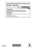 2026 Pearson Edexcel International A Level CHEMISTRY UNIT 2&vert;WCH12&sol;01A&vert;Question paper&vert;JUNE 2026