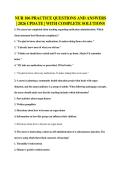 NUR 106 PRACTICE QUESTIONS AND ANSWERS&NewLine;&vert; 2026 UPDATE &vert; WITH COMPLETE SOLUTIONS
