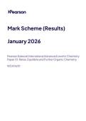 2026 Pearson Edexcel International A Level CHEMISTRY UNIT 4&vert;WCH14&sol;01&vert;Question paper&vert;JANUARY 2026