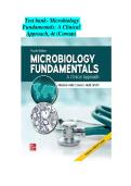 Test Bank for Microbiology Fundamentals&colon; A Clinical Approach &lpar;4th Edition&rpar; by Marjorie Kelly Cowan & Heidi Smith