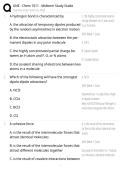 UNE - CHEM 1011 - MIDTERM STUDY GUIDE ACTUAL 2026 QUESTIONS AND VERIFIED ANSWERS
