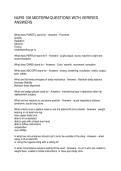 NURS 106 MIDTERM QUESTIONS WITH VERIFIED ANSWERS