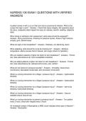 NURSING 106 EXAM 1 QUESTIONS WITH VERIFIED ANSWERS