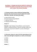 CALIFORNIA C-5 FRAMING AND ROUGH CARPENTRY CONTRACTOR &NewLine;EXAMINATION COMPLETE QUESTIONS AND DETAILED SOLUTIONS &NewLine;LATEST UPDATE THIS YEAR JUST RELEASED