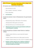 NUR 378 Exam 2 Practice Questions 2026 &vert; High-Yield Concepts &vert; Graded A&plus;
