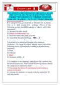 &lpar;NGN&rpar; ATI RN NUTRITION PROCTORED EXAMS &NewLine;FORM A&comma; B&comma; C AND STUDYGUIDE 2024&sol;300&plus; &NewLine;QUESTIONS WITH CORRECT DETAILED AND &NewLine;VERIFIED ANSWERS&sol;RN NUTRITION PROCTORED &NewLine;EXAMS 2024-2025&sol;ALREADY GRADED A&plus;&sol;PASS &NewLine;GUARANTEE