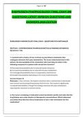 RASMUSSEN PHARMACOLOGY FINAL EXAM 300 &NewLine;QUESTIONS LATEST VERSION QUESTIONS AND &NewLine;ANSWERS 2026 EDITION