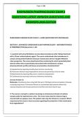 RASMUSSEN PHARMACOLOGY EXAM 3 &NewLine;QUESTIONS LATEST VERSION QUESTIONS AND &NewLine;ANSWERS 2026 EDITION