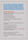 ICC CALIFORNIA UST SERVICE TECHNICIAN &NewLine;EXAM &vert;&vert; LATELY UPDATED 2025 QUESTIONS &NewLine;AND 100&percnt; CORRECT ANSWERS GRADED A&plus;&vert;&vert; &NewLine;LATEST AND COMPLETE UPDATE 2025 WITH &NewLine;VERIFIED SOLUTIONS&vert;&vert; GUARANTEED PASS&excl;&excl;
