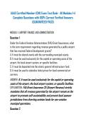 AAAE Certified Member &lpar;CM&rpar; Exam Test Bank - All Modules 1-4 Complete Questions with 100&percnt; Correct Verified Answers &lpar;GUARANTEED PASS&rpar;
