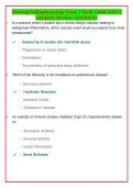 Nursing Pathophysiology Exam 1 Study Guide 2026 &vert;  Complete Review &vert; Graded A&plus;