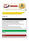 NSG 101 Fundamentals of Nursing Exam 2 Q&A bundle&comma; I have created a brand-new&comma; comprehensive 60-question practice exam for you&period;
