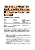 2026&sol;2027 The Elite Universal Test Bank&colon; NSW DCJ Housing Maintenance Supervisor Protocol &lpar;Grandmaster Q&A&rpar;