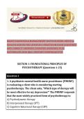  NR605 DIAGNOSIS & MANAGEMENT IN PSYCHIATRIC MENTAL HEALTH ACROSS THE LIFESPAN I PRACTICUM EXAM QUESTIONS AND CORRECT ANSWERS &lpar;VERIFIED ANSWERS&rpar; PLUS RATIONALES 2026 Q&A &vert; INSTANT DOWNLOAD PDF