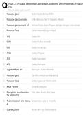 NGA-CT-70 BASIC ABNORMAL OPERATING CONDITIONS AND PROPERTIES OF NATURAL GAS EXAM STUDY GUIDE 2026 COMPLETE QUESTIONS WITH CORRECT DETAILED ANSWERS &vert;&vert; 100&percnt; GUARANTEED PASS RECENT VERSION