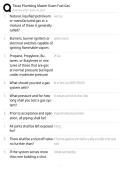 TEXAS PLUMBING MASTER EXAM FUEL GAS STUDY GUIDE 2026 COMPLETE QUESTIONS WITH CORRECT DETAILED ANSWERS &vert;&vert; 100&percnt; GUARANTEED PASS RECENT VERSION