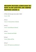 MISSISSIPPI PESTICIDE LICENSE EXAM TEST&NewLine;BANK SOLVED QUESTIONS AND VERIFIED&NewLine;RESPONSES GRADED A&plus;