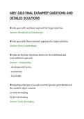 MISY 5325 FINAL EXAMPREP QUESTIONS AND&NewLine;DETAILED SOLUTIONS&NewLine;