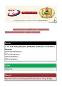 NR565 ADVANCED PHARMACOLOGY FUNDAMENTALS&NewLine;250-Question Practice Exam &vert; Answers & Rationales&NewLine;&NewLine;