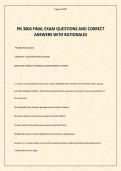 PN 3004 FINAL EXAM QUESTIONS AND CORRECT ANSWERS WITH RATIONALES&period;pdf&NewLine;&NewLine;