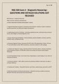 NSG 550 Exam 2 - Diagnostic Reasoning&ndash;QUESTIONS AND DETAILED SOLUTIONS JUST RELEASED&period;pdf&NewLine;&NewLine;