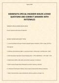 MINNESOTA SPECIAL ENGINEER BOILER LICENSE QUESTIONS AND CORRECT ANSWERS WITH RATIONALES&period;pdf&NewLine;&NewLine;
