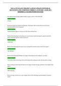 NSCA-CPT EXAM &vert; 2026&sol;2027 LATEST UPDATE WITH REAL &NewLine;QUESTIONS AND VERIFIED CORRECT ANSWERS &vert; ALREADY &NewLine;GRADED A&plus; GUARANTEED SUCCESS