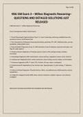 NSG 550 Exam 3 &ndash; Wilkes Diagnostic Reasoning&ndash;QUESTIONS AND DETAILED SOLUTIONS JUST RELEASED&period;pdf&NewLine;&NewLine;