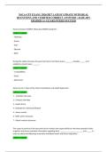 NSCA-CPT EXAM &vert; 2026&sol;2027 LATEST UPDATE WITH REAL &NewLine;QUESTIONS AND VERIFIED CORRECT ANSWERS &vert; ALREADY &NewLine;GRADED A&plus; GUARANTEED SUCCESS