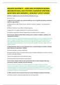 WALDEN UNIVERSITY &ndash; NURS 6053 INTERPROFESSIONAL &NewLine;ORGANIZATIONAL AND SYSTEMS LEADERSHIP MIDTERM &ndash; &NewLine;QUESTIONS AND ANSWERS &vert; 2026&sol;2027 LATEST UPDATE
