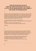 CDW110 EXAM&sol;CDW110 EXAM &NewLine;PREPARATION&sol;CDW110 PRACTICE EXAM &NewLine;ACTUAL EXAM 200 QUESTIONS AND CORRECT &NewLine;DETAILED ANSWERS&vert;AGRADE