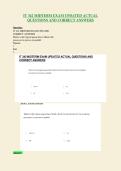 IT 342 MIDTERM EXAM UPDATED ACTUAL&NewLine;QUESTIONS AND CORRECT ANSWERS