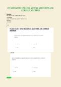 ITC 200 EXAM 1 UPDATED ACTUAL QUESTIONS AND&NewLine;CORRECT ANSWERS