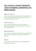 MKT 3413 EXAM 2 COMPLETE PREPARATION&NewLine;GUIDE WITH BRANDING&comma; SEGMENTATION&comma; AND&NewLine;MARKET ANALYSIS