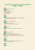 ITC 388 EXAM 1 UPDATED ACTUAL QUESTIONS AND&NewLine;CORRECT ANSWERS