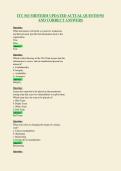 ITC 563 MIDTERM UPDATED ACTUAL QUESTIONS&NewLine;AND CORRECT ANSWERS