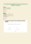 ITC CHAPTER 10 UPDATED ACTUAL QUESTIONS AND&NewLine;CORRECT ANSWERS