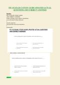 ITE 152 EXAM 2 STUDY GUIDE UPDATED ACTUAL&NewLine;QUESTIONS AND CORRECT ANSWERS